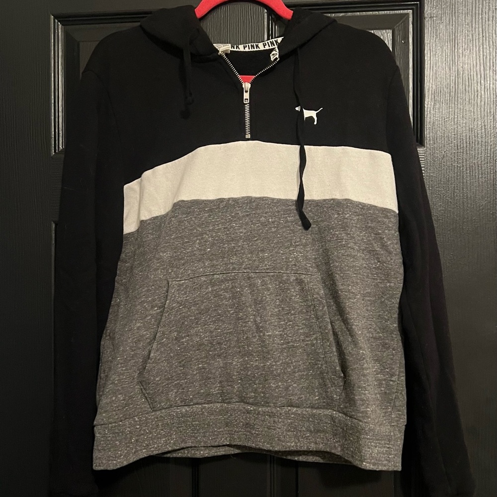 GUC pink half zip hoodie